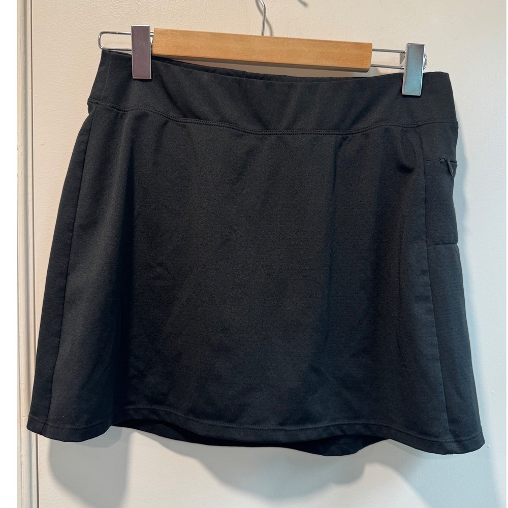 Athleta‎ Black Active Skort Liner Pocket Womens Size Medium Tall